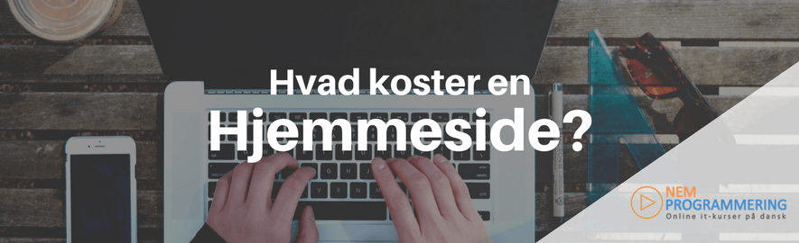 Hvad koster en hjemmeside?