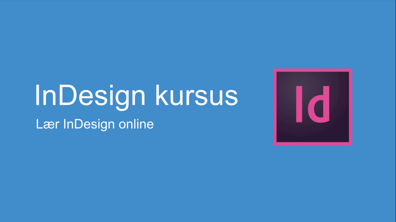 InDesign kursus